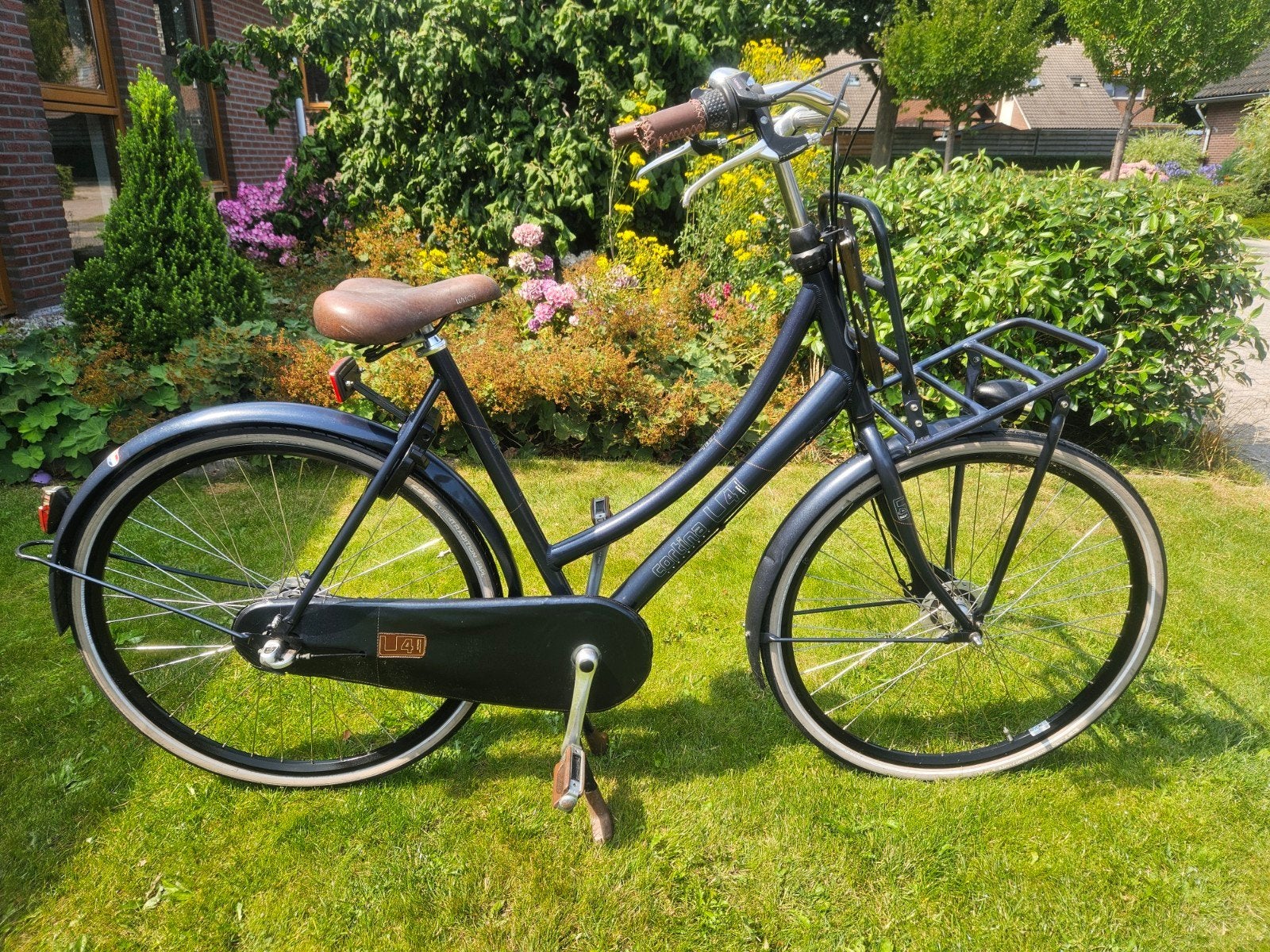Cortina u4 damesfiets transportfiets meisjesfiets 28' D57 3V, Ophalen, Gebruikt, Versnellingen, 56 cm of meer