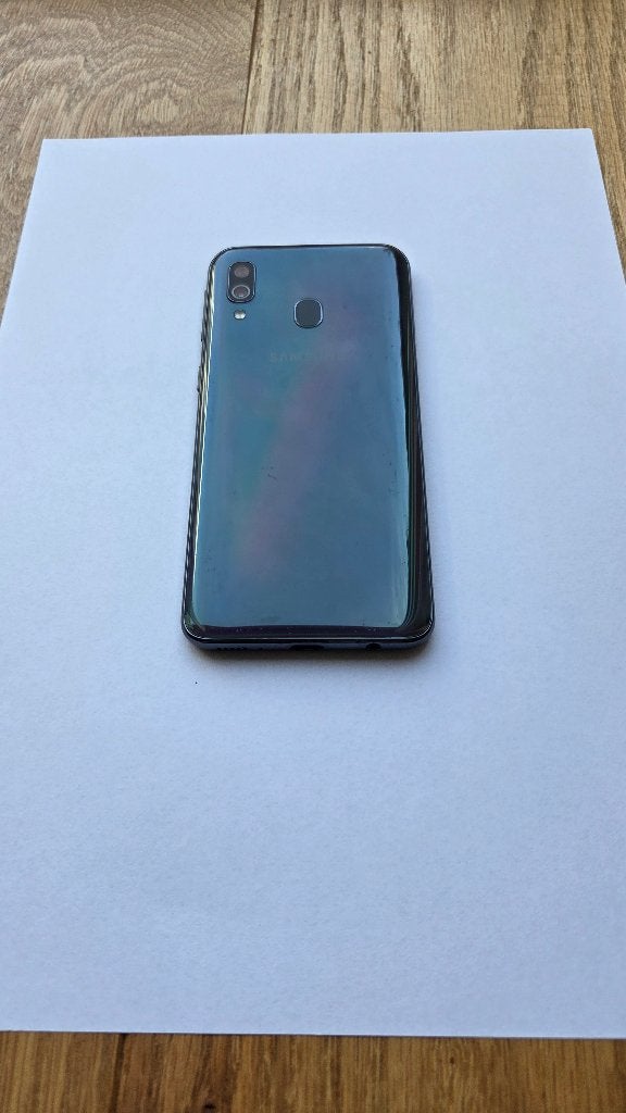 Samsung A40 mobiel 64 gb, Telecommunicatie, Zwart, Touchscreen, Ophalen of Verzenden, Zo goed als nieuw