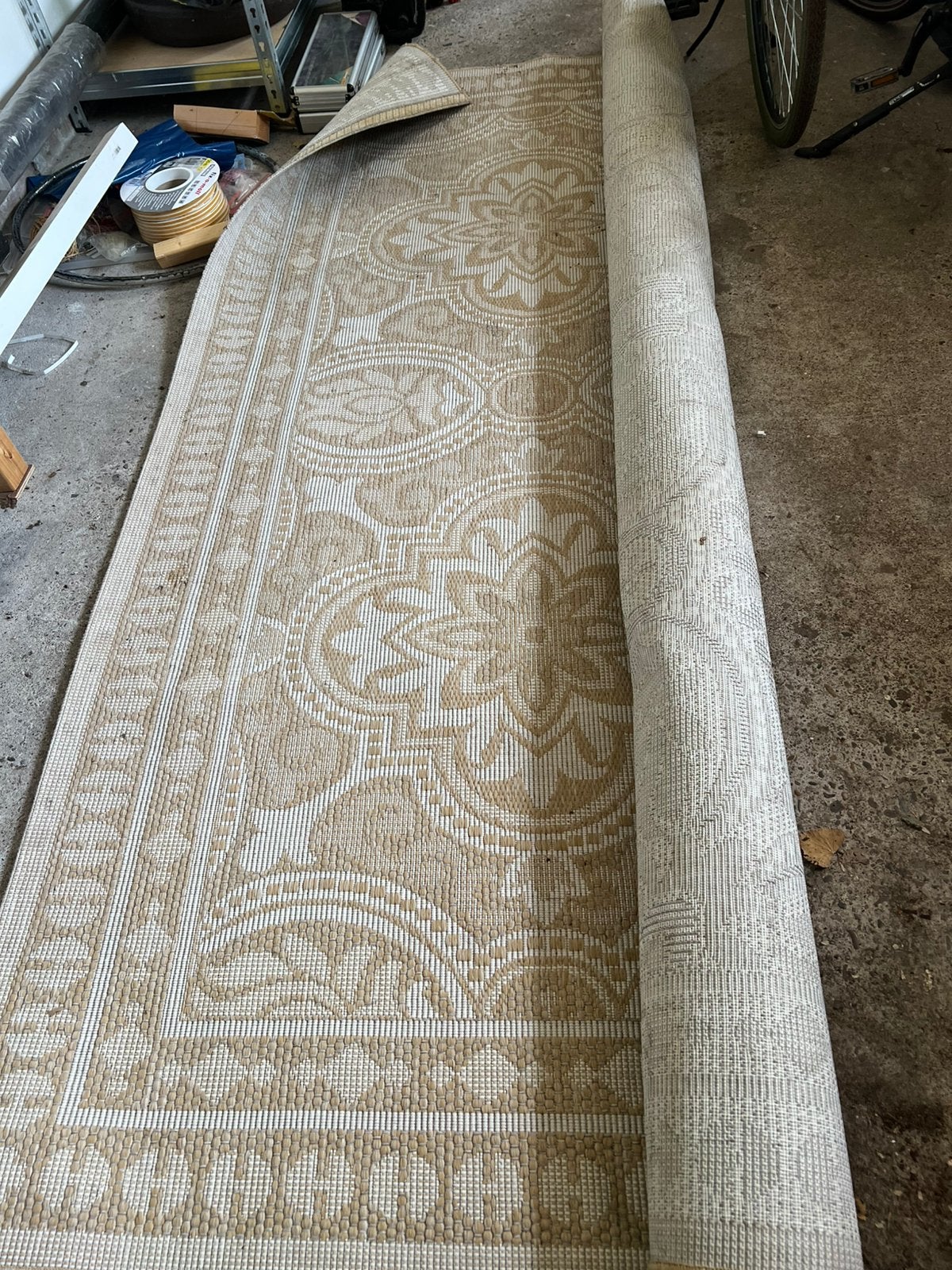 Buitentapijt 280 x 380 zgan, Ophalen of Verzenden, Zo goed als nieuw