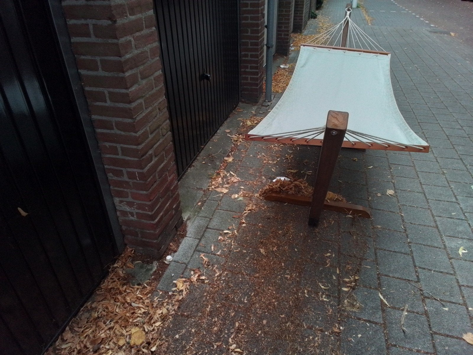 hangmat met houten frame bieden, Ophalen of Verzenden