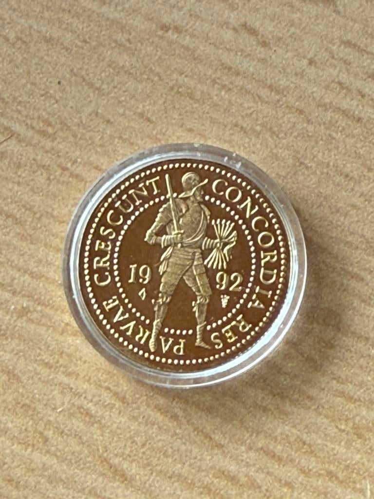 Dubbel Gouden Dukaat 1992, Postzegels en Munten, Munten | Nederland, Koningin Beatrix, Losse munt, Goud, Overige waardes