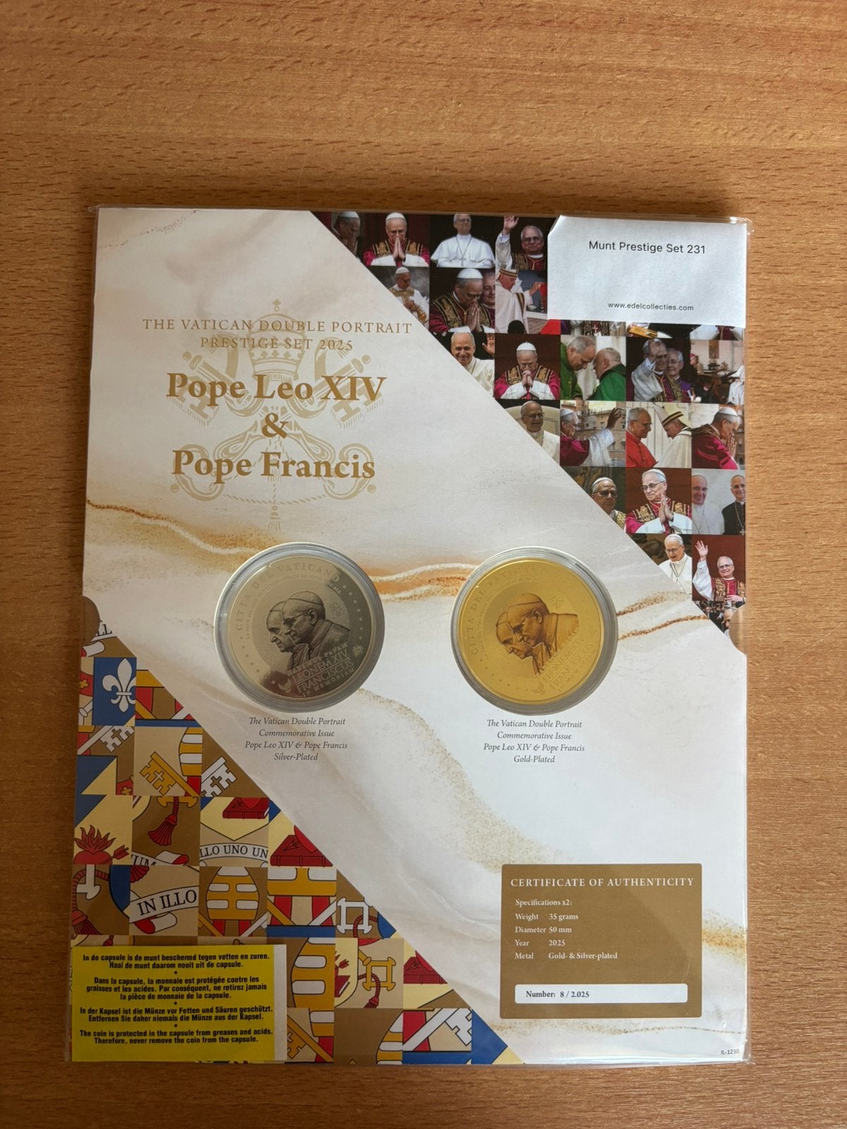 Munt Prestige set Pope Leo XIV Set, Ophalen of Verzenden, Overige landen, Overige waardes