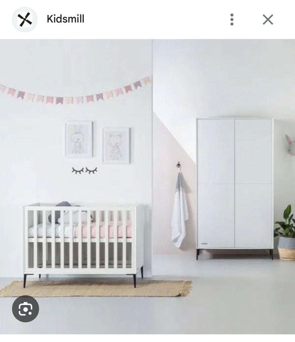 Foto 16 van Kidsmill Lasse Babykamer wit: Ledikant, Commode, Kledingkast