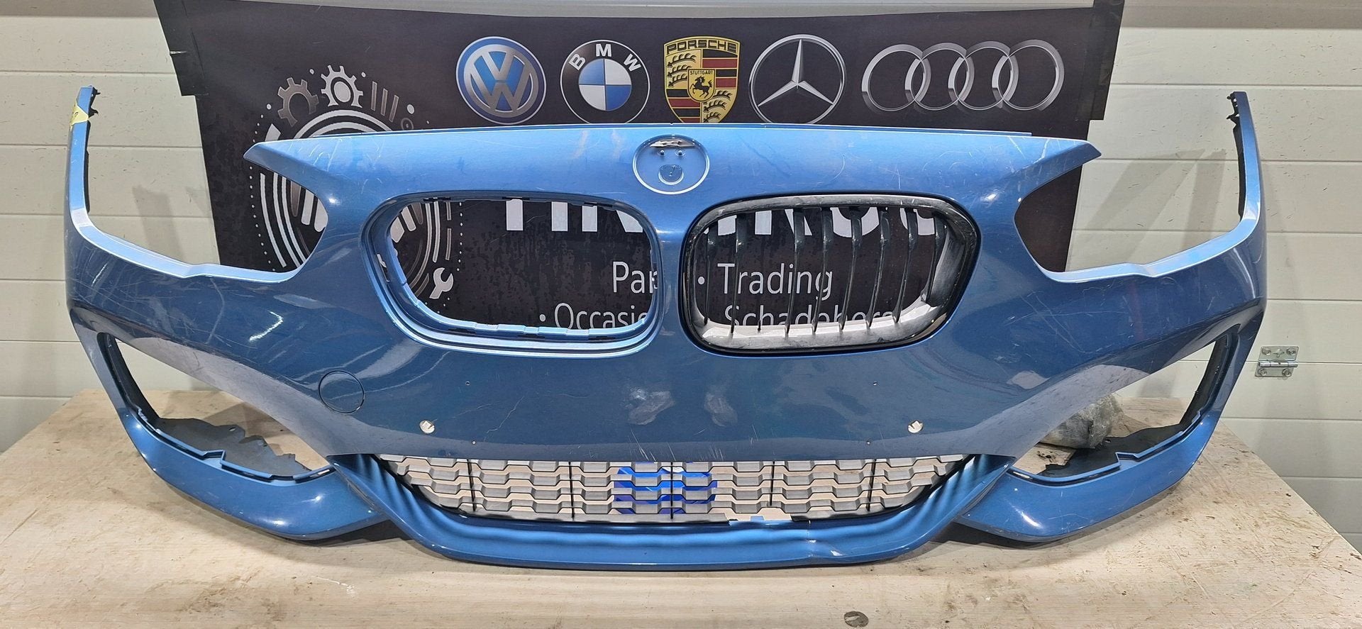 BMW 1-serie (F20/F21) voorbumper, M pakket, Gebruikt, -, Voor, -