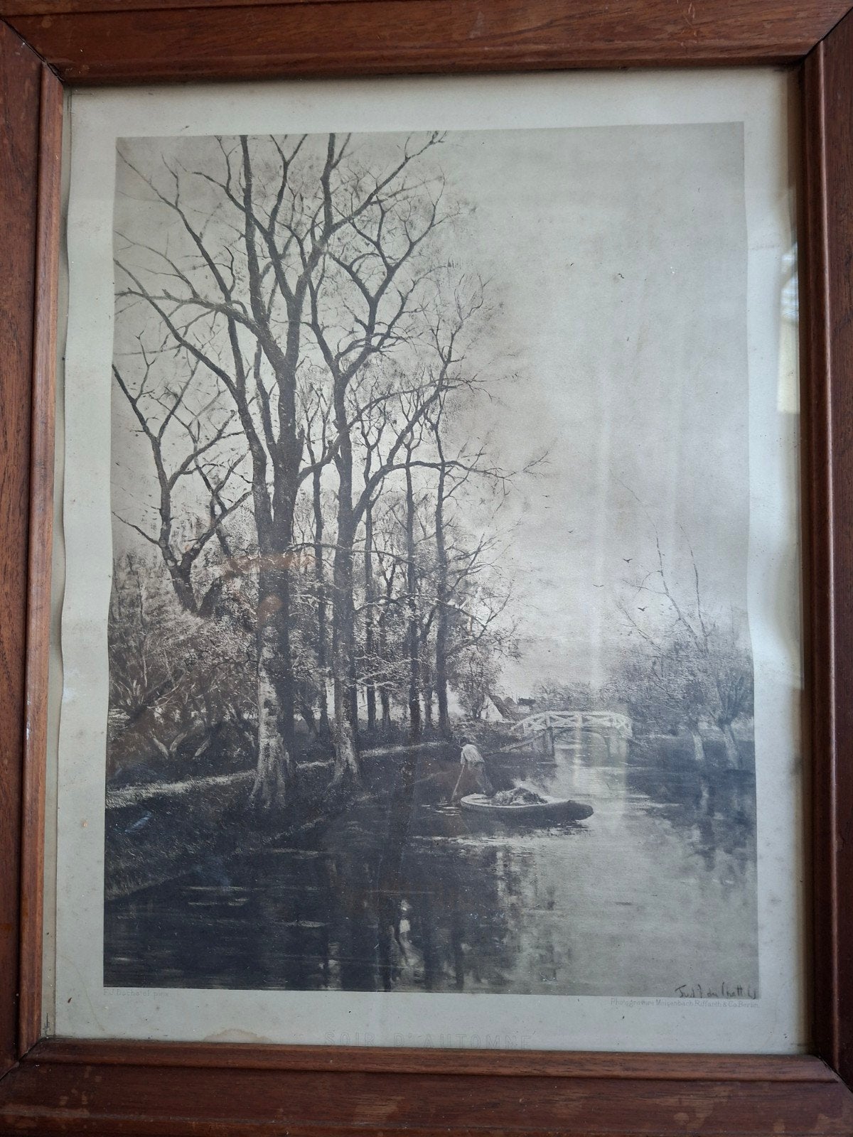 Antieke Fotogravure Fred. J. du Chattel – Meisenbach Riffart, Antiek en Kunst, Ophalen of Verzenden