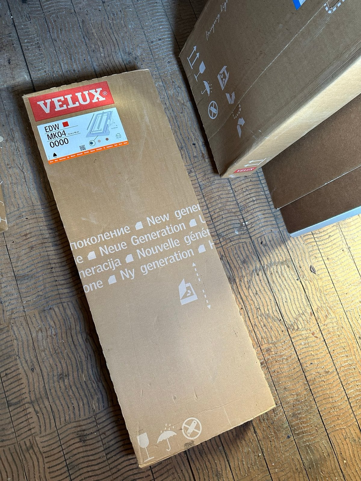 Nieuw Velux Gootstukken EDW MK04 - Ongeopend, Doe-het-zelf en Verbouw, Ophalen, 80 tot 120 cm, Nieuw, Dubbelglas