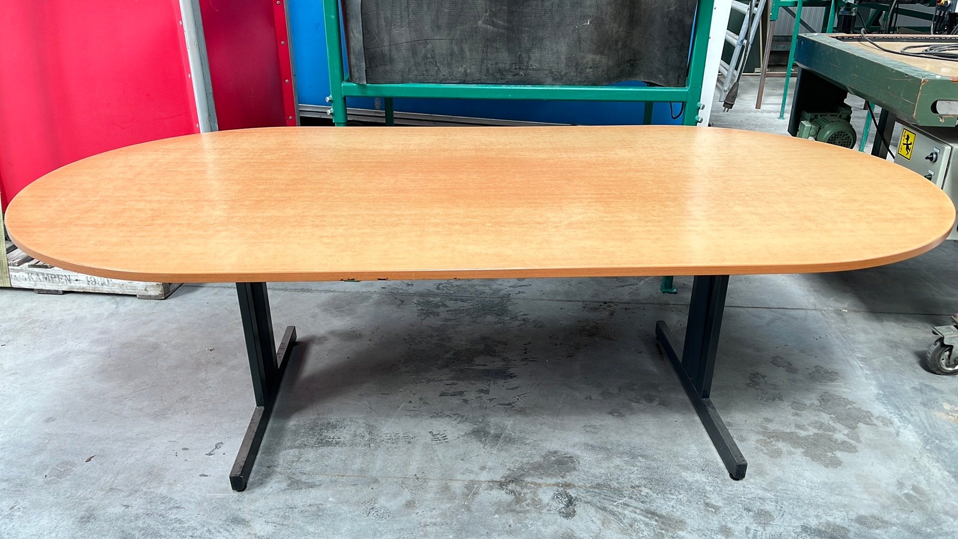 Nette vergadertafel TEAB 240 lang, 120 breed, Ophalen, Rechthoekig, 200 cm of meer, 100 tot 150 cm