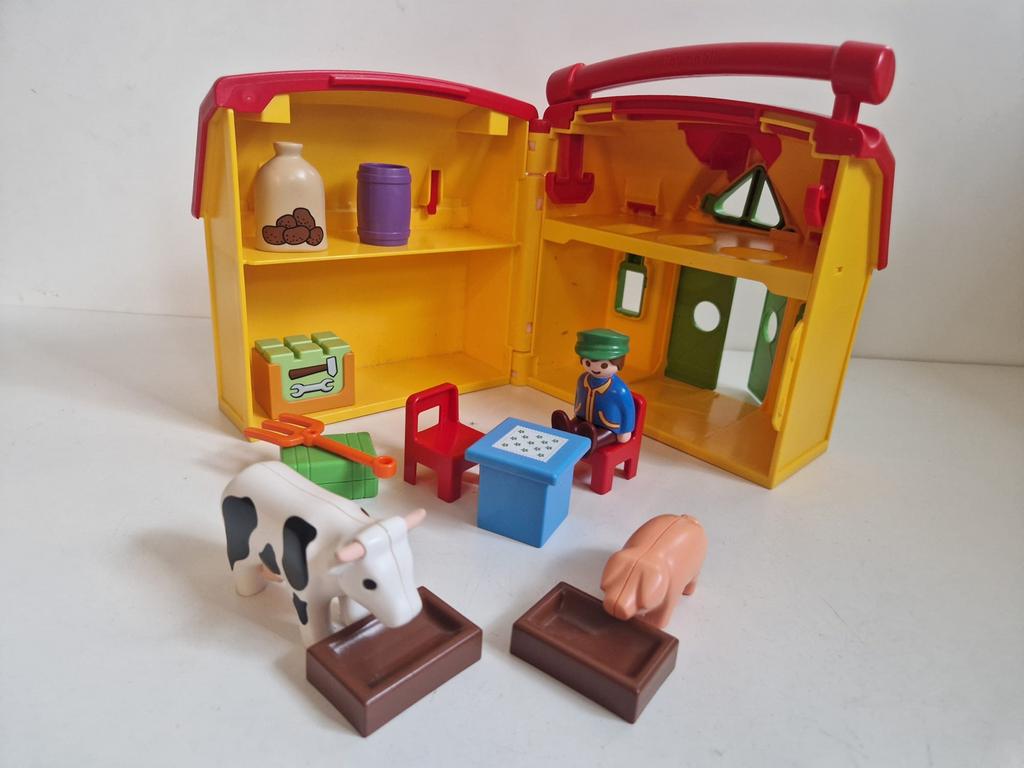 Playmobil Boerderij Speelkoffer met Figuren en Dieren, Ophalen, Gebruikt