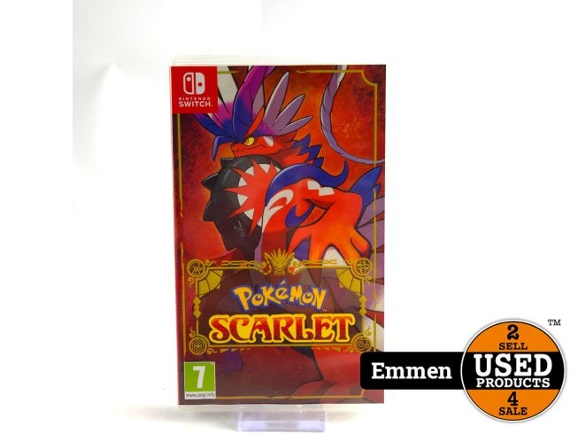 Nintendo Switch Game: Pokemon Scarlet, Nintendo, Zo goed als nieuw, Support@nintendo.com, 11-1 Hokotate-cho, Kamitoba, Minami-ku
Kyoto 601-8501
Japan