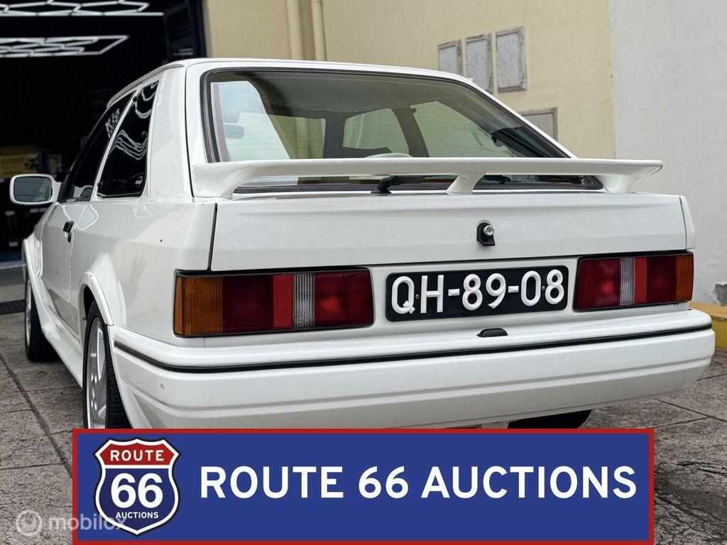 Ford Escort RS Turbo | 1988 | Route 66 Auctions, Auto's, Overige carrosserieën, Zwart, Bedrijf, Handgeschakeld