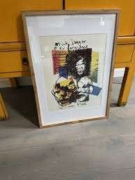Herman brood mick jagger rolling stones 1993 litho, Ophalen of Verzenden, Muziek