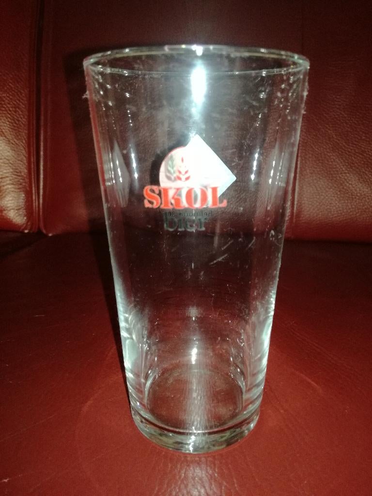 Helmond 800 jaar (1978) Skol bierglas, Ophalen of Verzenden, Nieuw, Glas of Glazen, Overige merken