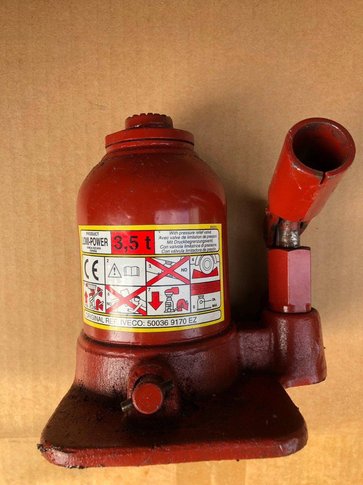 Robuuste Potkrik 3,5 ton - Ideaal voor zware voertuigen, Ophalen, Gebruikt, Hydraulisch, Potkrik