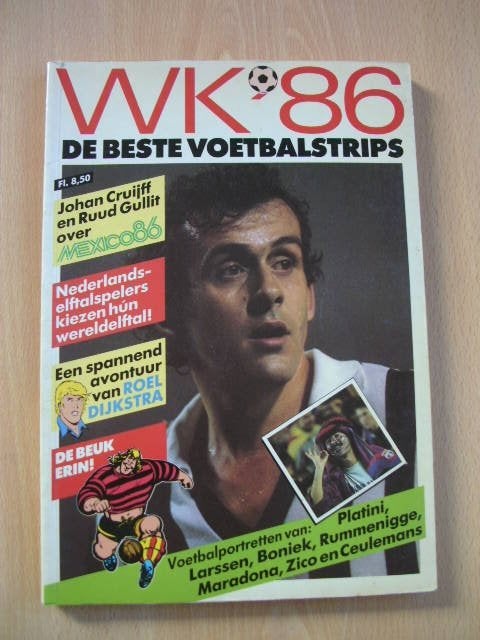 WK, Wereldkampioenschap voetbal 1986, de beste voetbalstrips, Boeken, Eén stripboek, Ophalen of Verzenden, Zo goed als nieuw