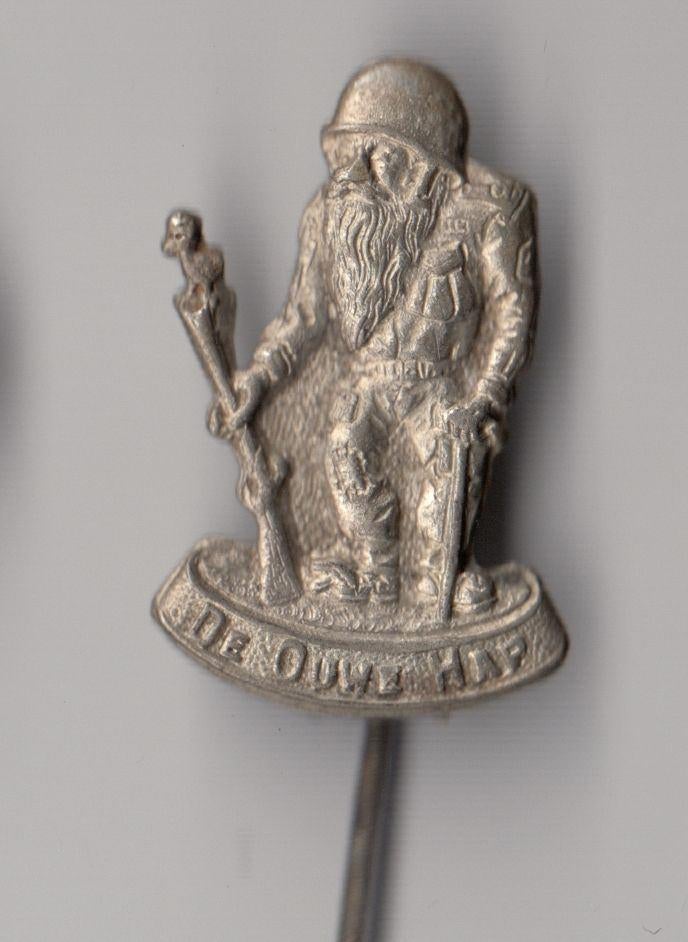 De Ouwe Hap Leger speldje, Niet vindbaar, Niet vindbaar, Nederland, Embleem of Badge