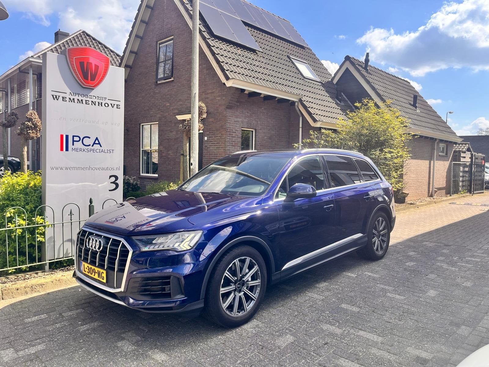 Audi Q7 55 TFSI e quattro Pro Line Automaat Panoramadak/Leer, Auto's, Audi, Automaat, 12 maanden, Gebruikt, Euro 6