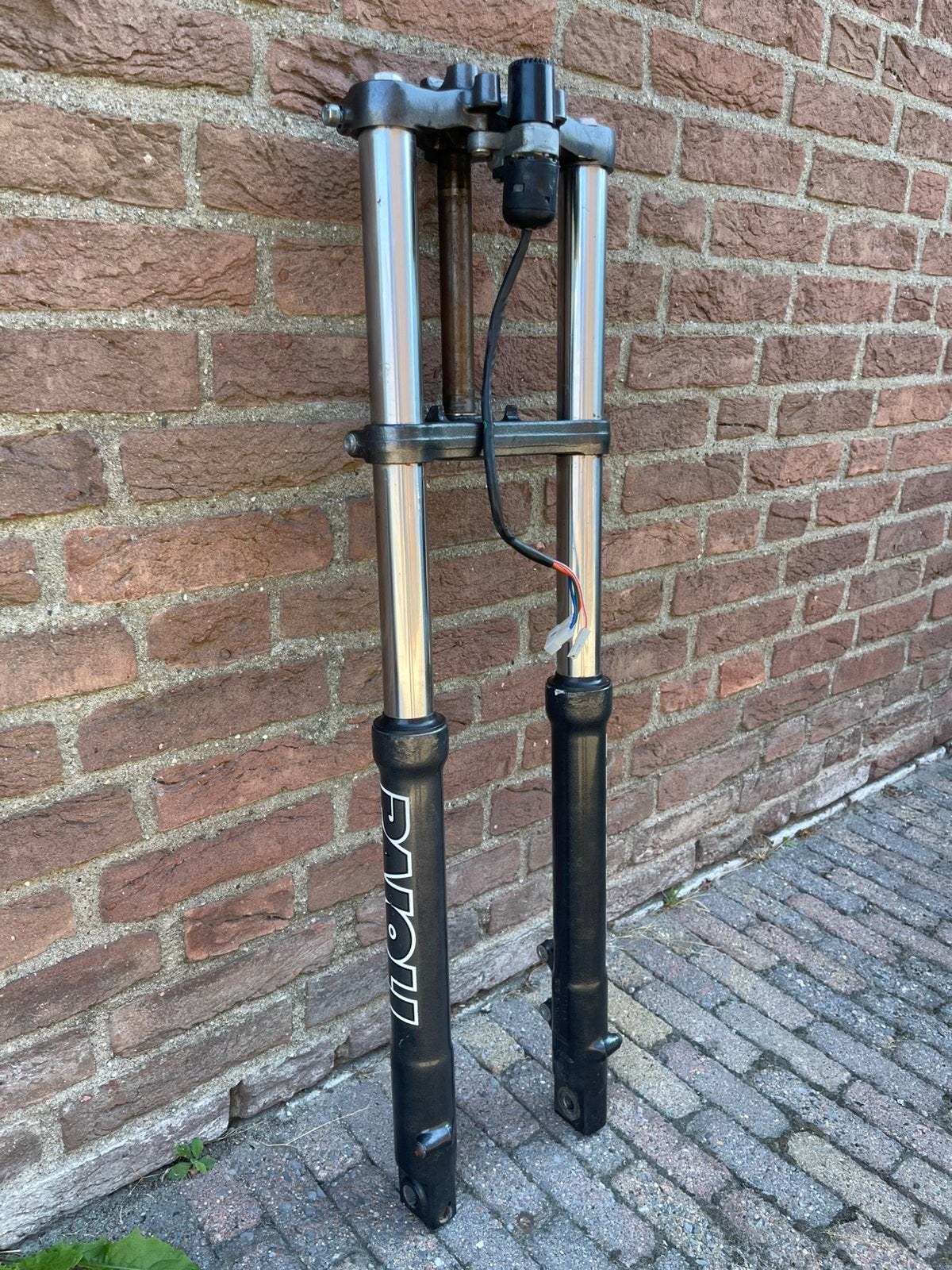 Voorvork Derbi senda xtreme 2007 Paoli met 12 mm as, Ophalen of Verzenden, Gebruikt