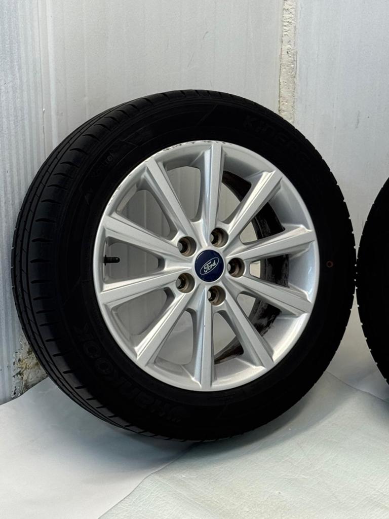 Org.Ford Focus 205/55R16 velgen met zomerbanden 5x108, Gebruikt, 16 inch, Banden en Velgen, EVZ Handelsonderneming