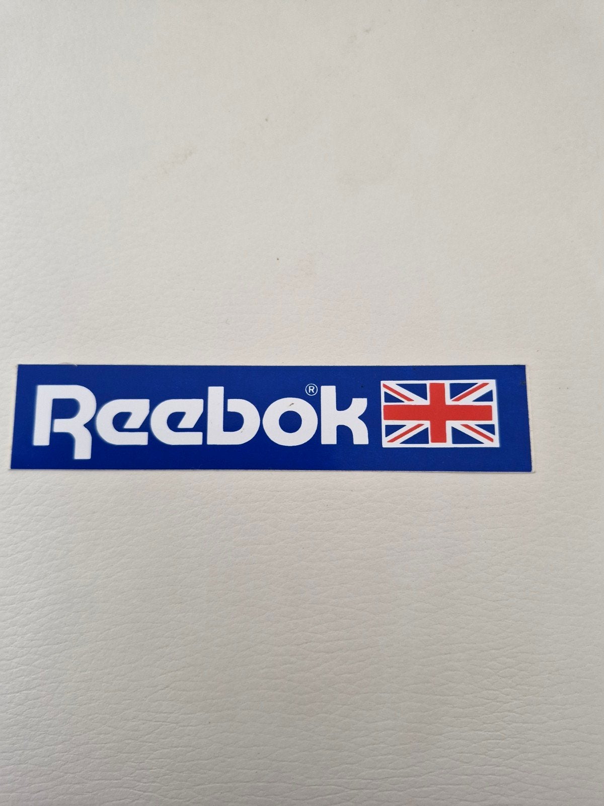10033 Reebok sticker met Union Jack vlag, Ophalen of Verzenden, Nieuw, Merk