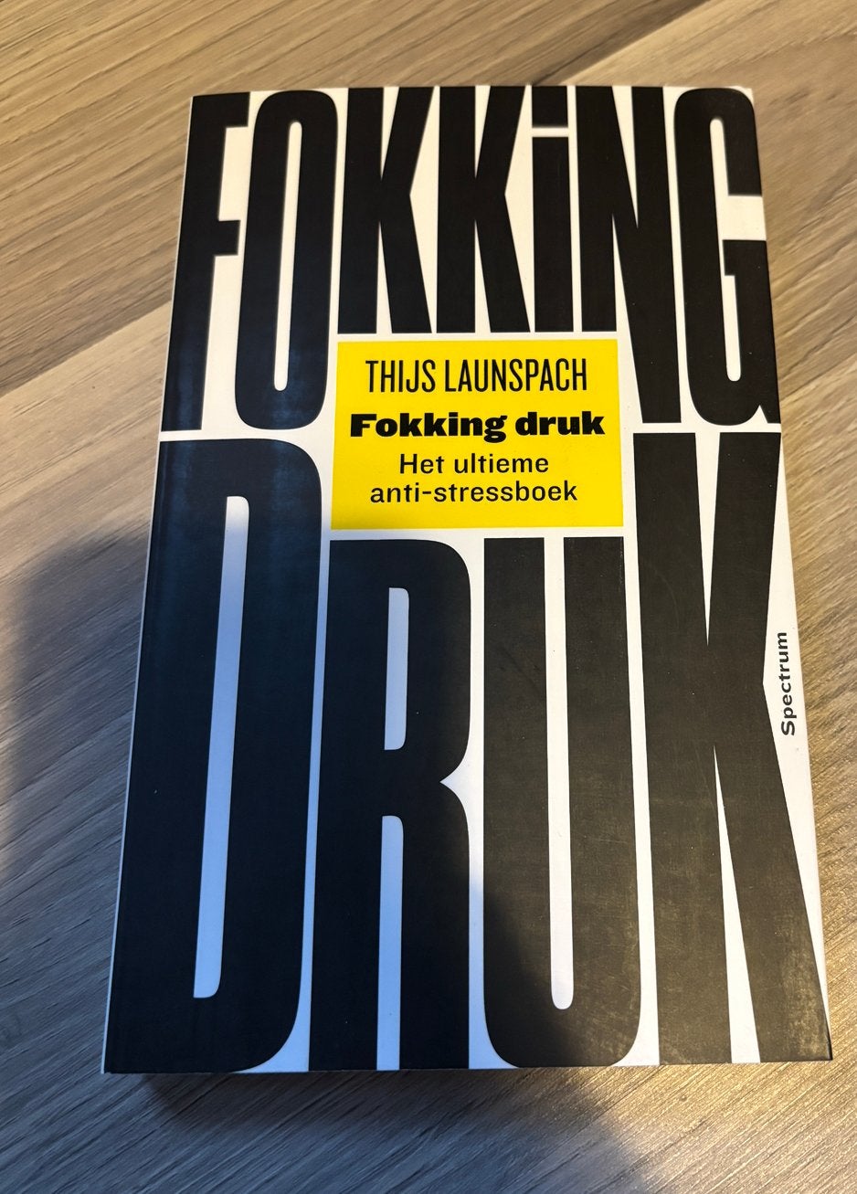 Thijs Launspach - Fokking druk, Boeken, Ophalen of Verzenden, Zo goed als nieuw, Thijs Launspach
