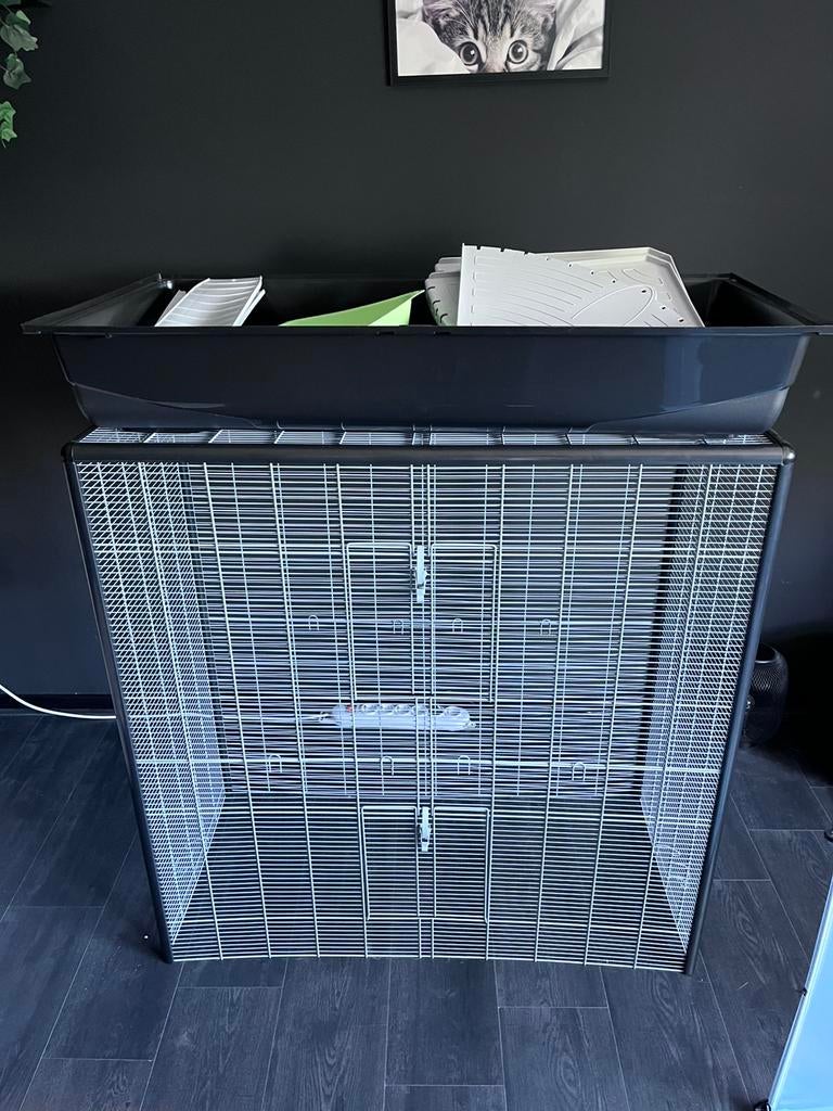 Ratten kooi zeno 3 empire, Dieren en Toebehoren, Ophalen, Kooi, Zo goed als nieuw, 90 cm of meer
