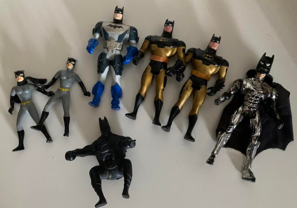 Verzameling Batman en batwoman actiefiguurtjes, Verzamelen, Poppetjes en Figuurtjes, Ophalen of Verzenden, Gebruikt