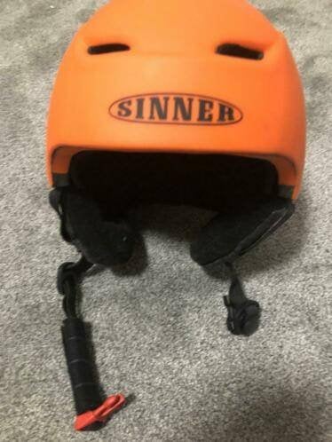 Sinner kinder skihelm maat S (55-56) met skibril, Overige merken, Overige typen, Ophalen of Verzenden, Zo goed als nieuw
