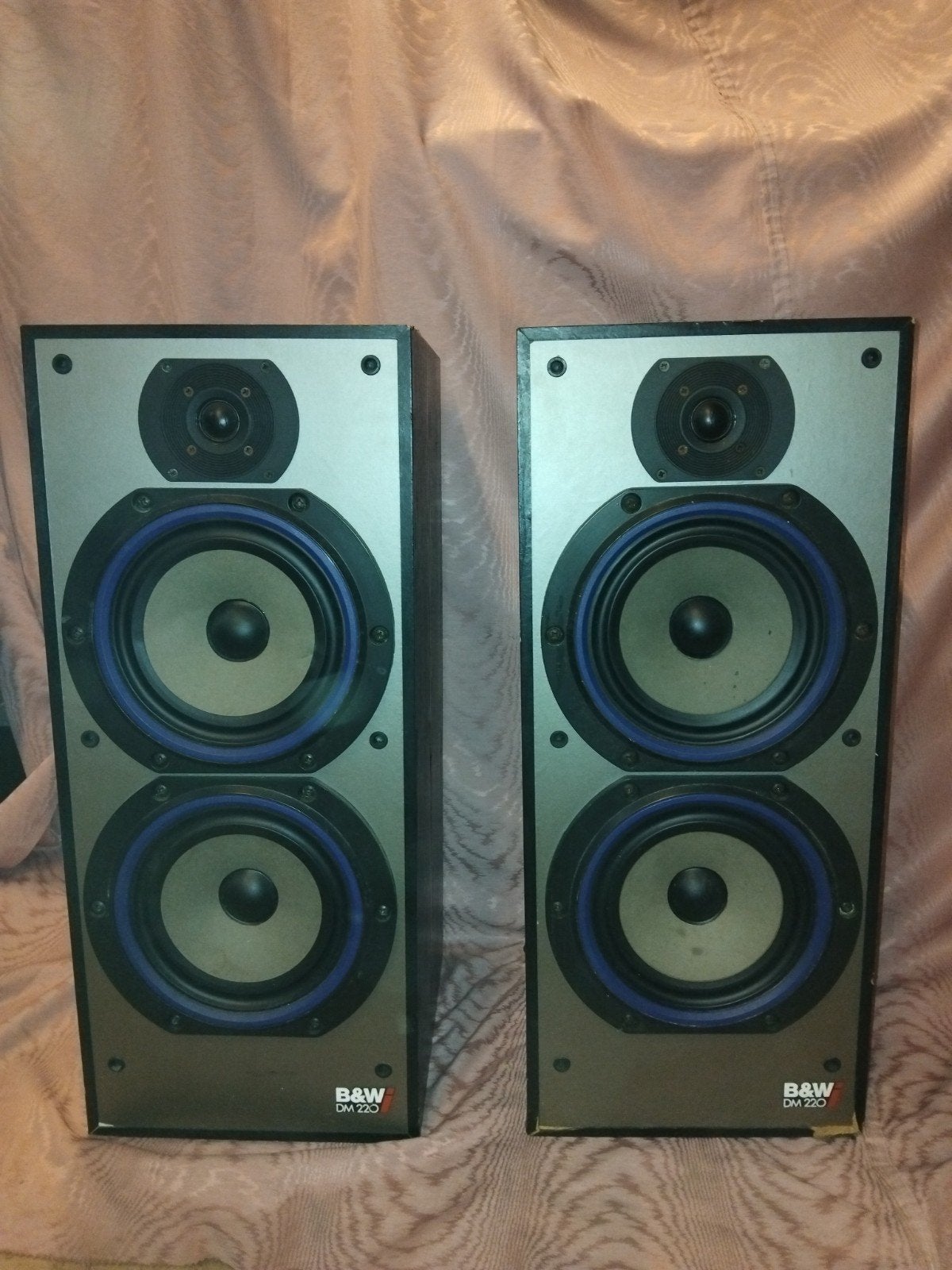 B&W DM220 Speakers - met gebruikssporen, Audio, Tv en Foto, Luidsprekers, Ophalen, Gebruikt, 60 tot 120 watt, Bowers & Wilkins (B&W)