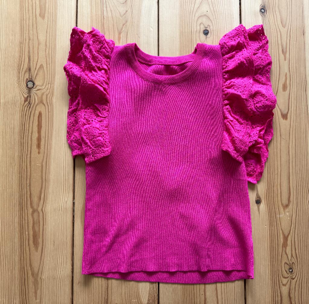 Top / Shirt - Roze / Fuchsia - Small / maat 36, Kleding | Dames, Tops, Ophalen of Verzenden, Zo goed als nieuw, Roze, Maat 36 (S)