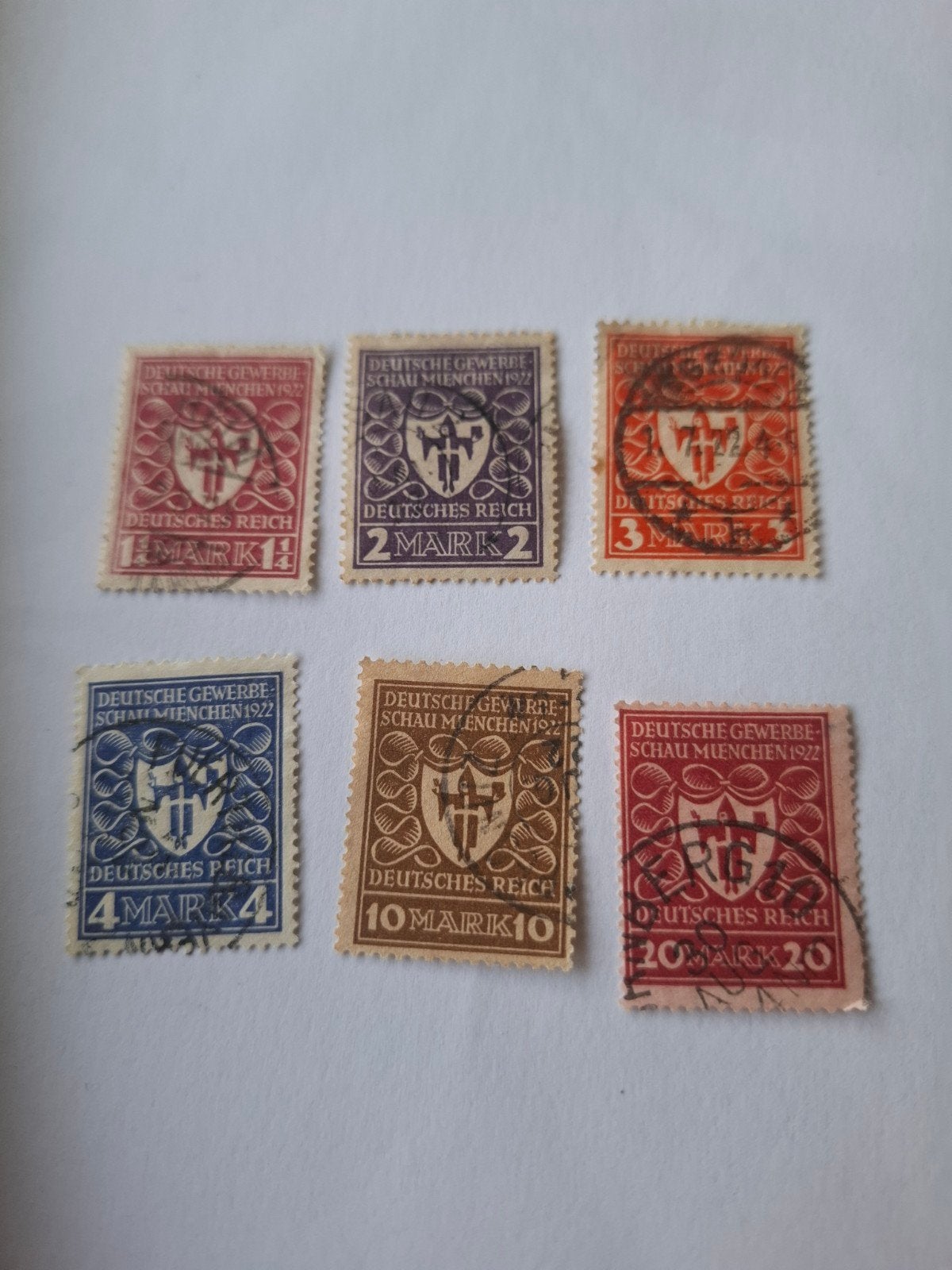 Duitse Rijk 1922, Verzenden, Overige periodes, Gestempeld