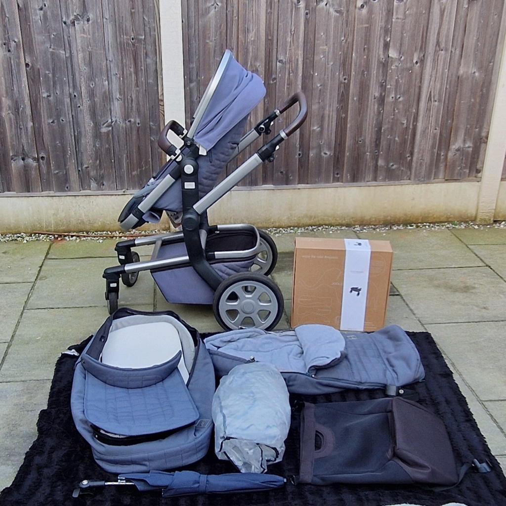 Complete Joolz Day2 Quadro Blue kinderwagen, Ophalen, Zo goed als nieuw, Overige merken