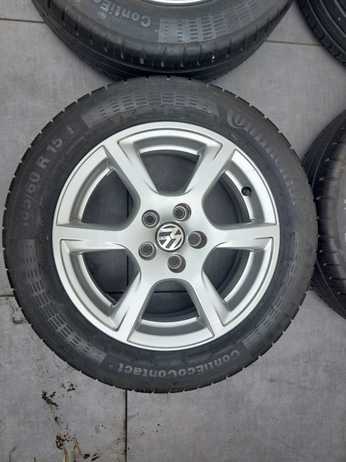 Vw Polo Bluemotion Origineel 15 inch velgen & zomerbanden, Ophalen of Verzenden