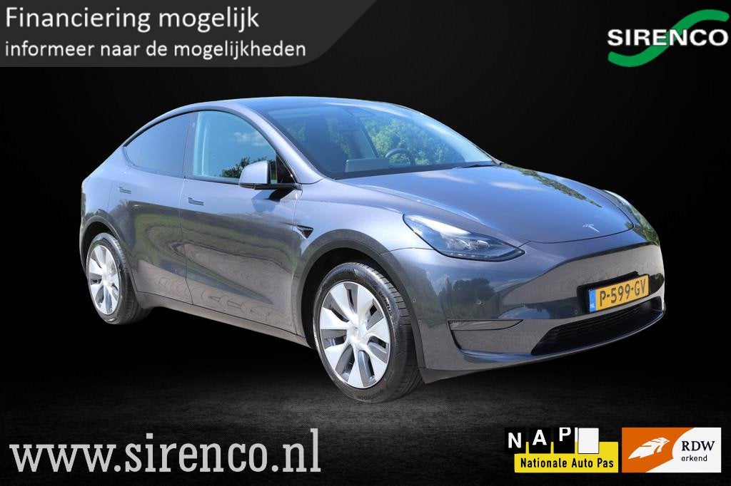 Tesla Model Y Long Range AWD 75 kWh | leder |autopilot | 360, Auto's, Tesla, Bedrijf, Te koop, Model Y, 4x4, ABS, Adaptive Cruise Control
