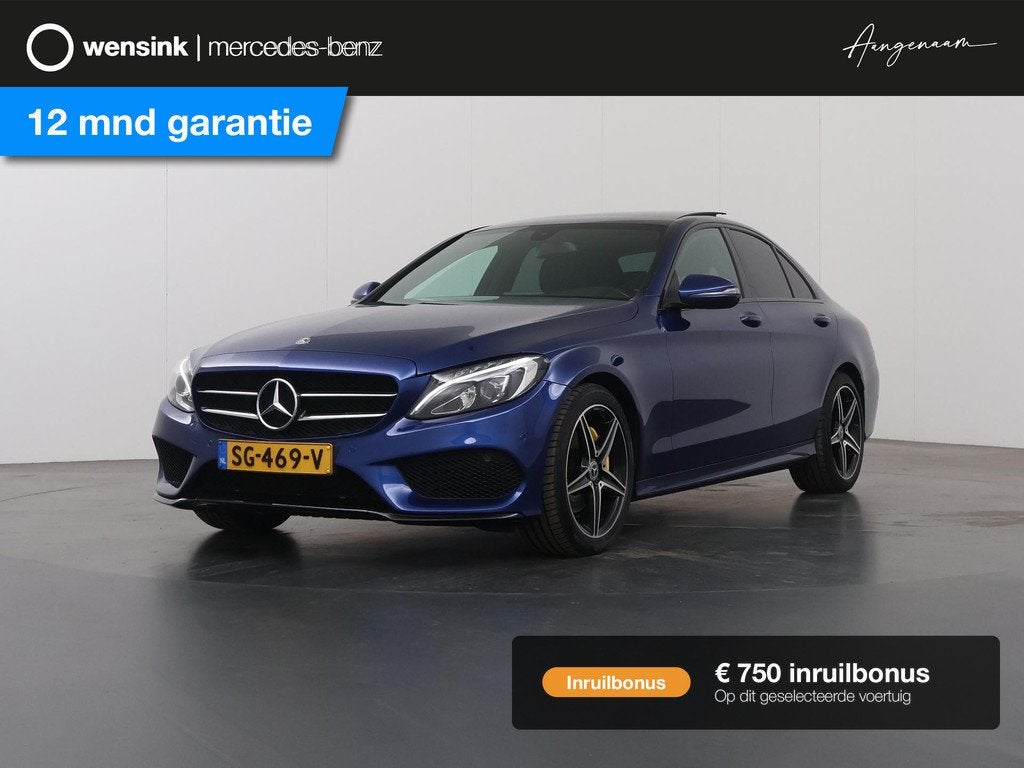 Mercedes-Benz C-klasse 160 Sport Edition | Panoramadak | AMG, Auto's, Mercedes-Benz, Bedrijf, Te koop, C-Klasse, ABS, Achteruitrijcamera