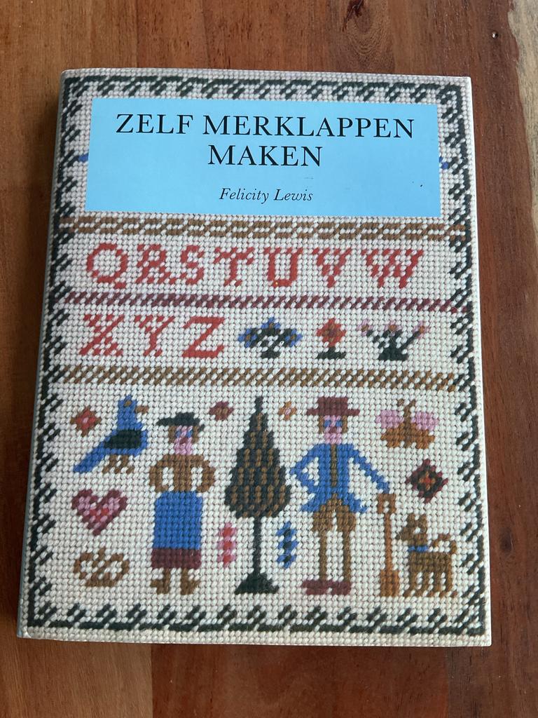 Zelf Merklappen Maken - Felicity Lewis met patroonblad, Ophalen of Verzenden, Zo goed als nieuw, Borduren en Naaien
