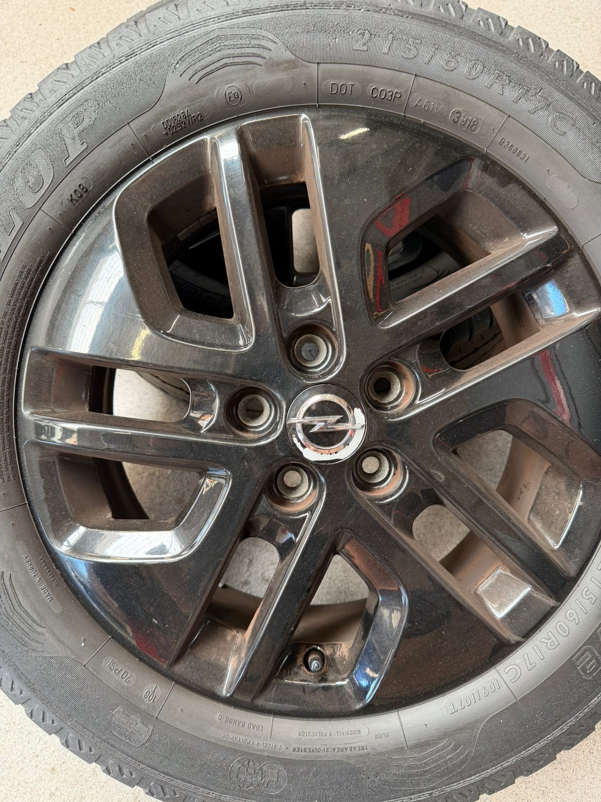 Opel vivaro velgen 17 inch, Auto-onderdelen, Banden en Velgen, Ophalen, Bestelwagen, Velg(en), 17 inch