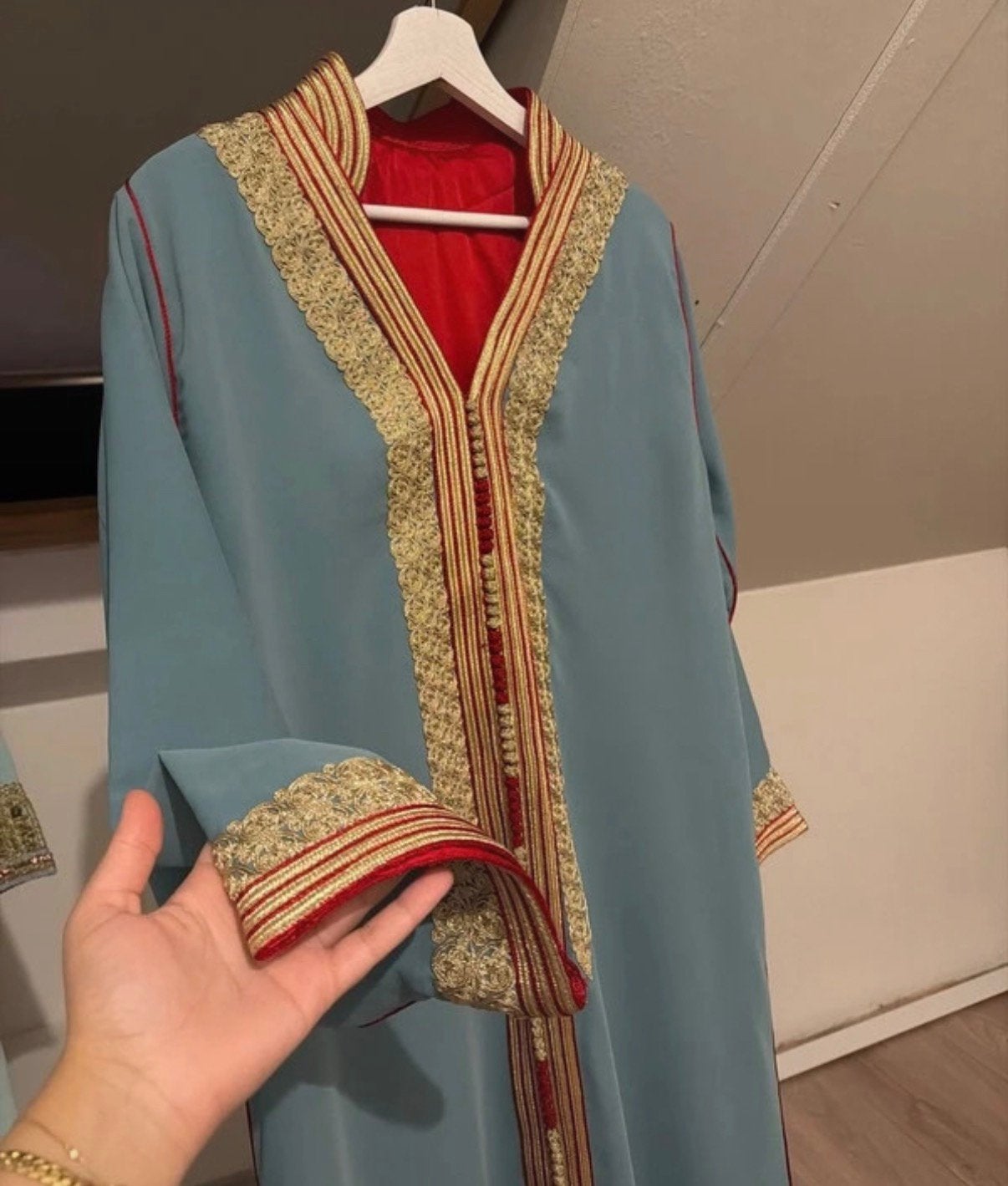 Marokkaanse caftan / Kaftan, Kleding | Dames, Ophalen of Verzenden, Zo goed als nieuw, Maat 38/40 (M), Overige typen