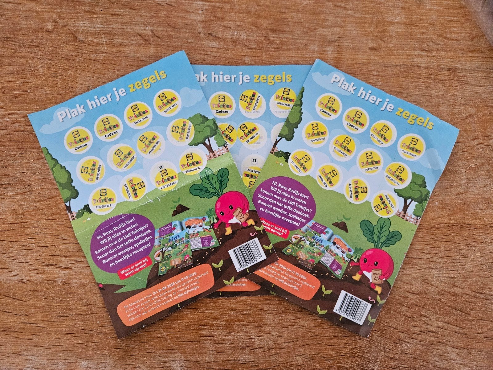 Spaarkaart Lidl Tuintjes, Lidl, Ophalen of Verzenden