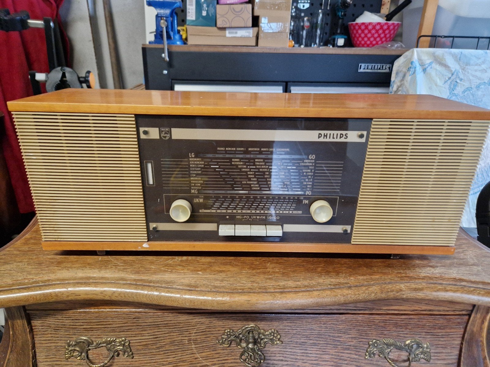 Philips Classic buizenradio, Ophalen, Gebruikt