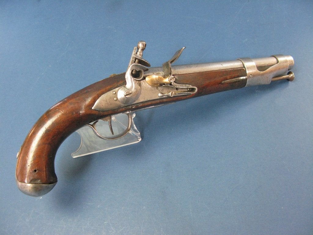 Frans revolutionair vuursteen pistool, Antiek en Kunst, Ophalen of Verzenden