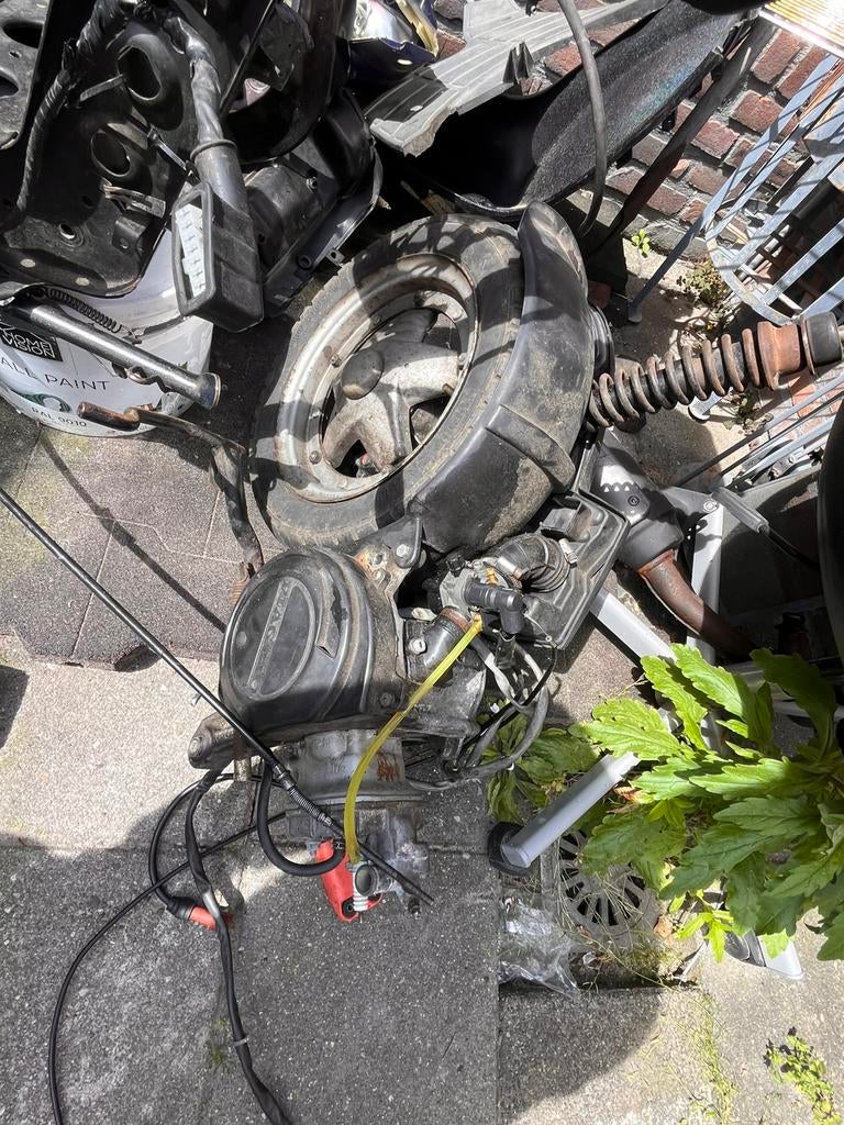 Piaggio blok 50cc lc compleet, Tweetakt, Maximaal 45 km/u, Zip, Ophalen of Verzenden