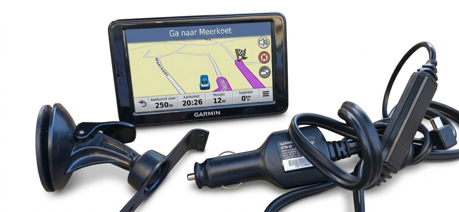 Garmin nüvi 2595 GPS Navigatiesysteem met accessoires, Ophalen of Verzenden, Gebruikt