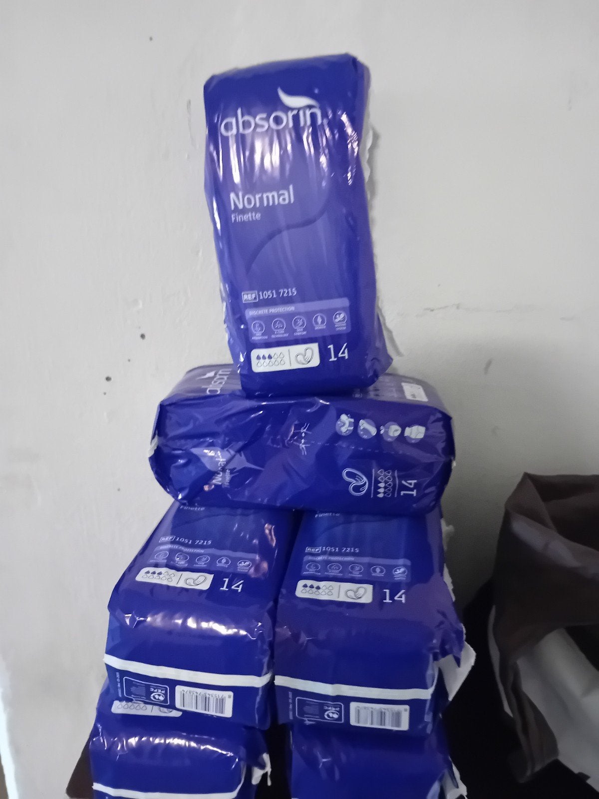 6x Absorin Normaal maandverband - 14 stuks per pak, Ophalen of Verzenden