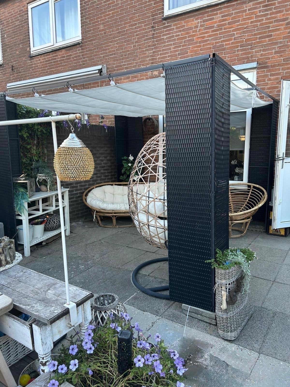 Stijlvolle Pergola met Uitschuifbaar Doek, Ophalen, Gebruikt, Overige typen