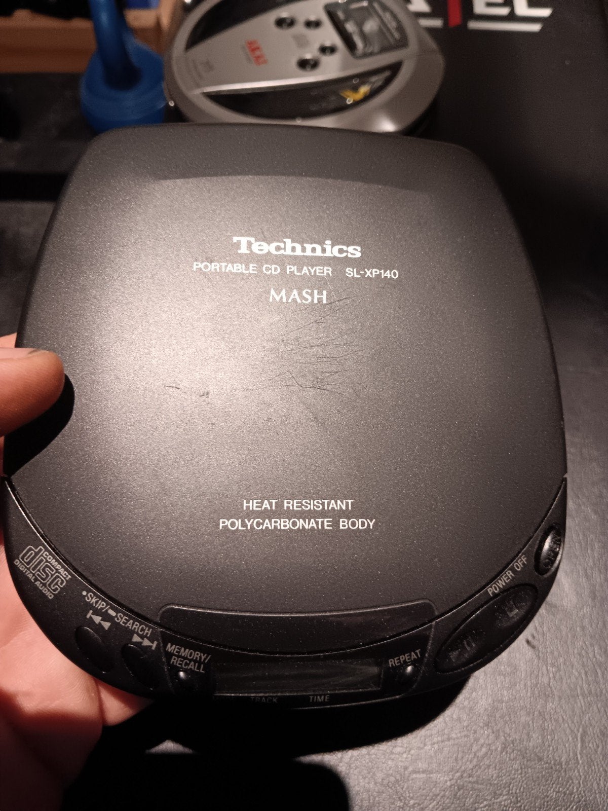 technics portable cd player sl-xp140 discman, Ophalen of Verzenden, Discman