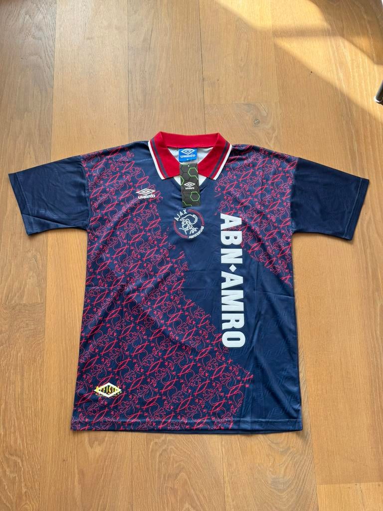 Ajax 1994/1995 litmanen shirt maat M, Kleding | Heren, Sportkleding, Nieuw, Voetbal, Maat 48/50 (M), Blauw, Ophalen of Verzenden