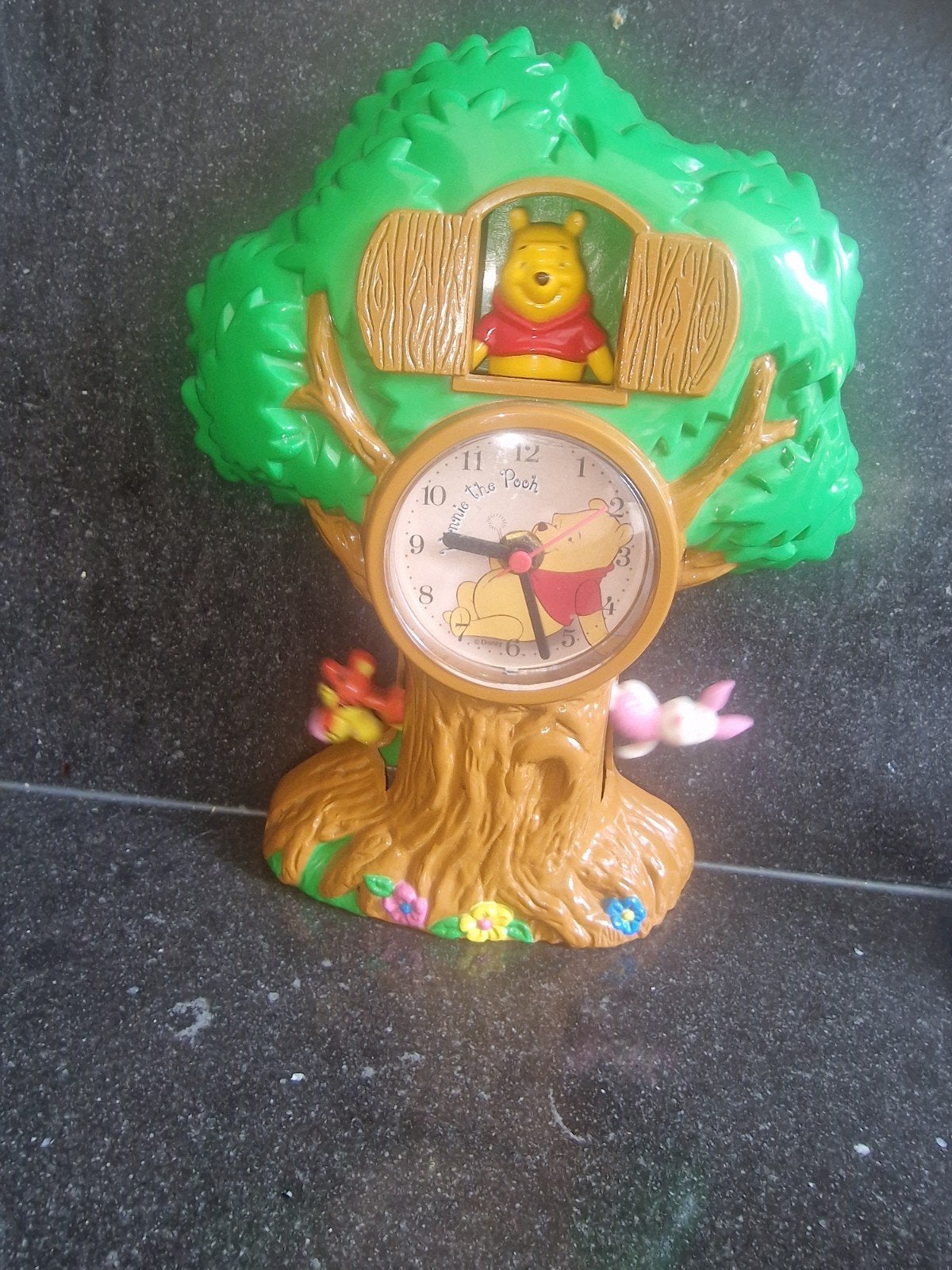 Vintage Winnie de Poeh boomhuis wekker, Ophalen of Verzenden, Gebruikt