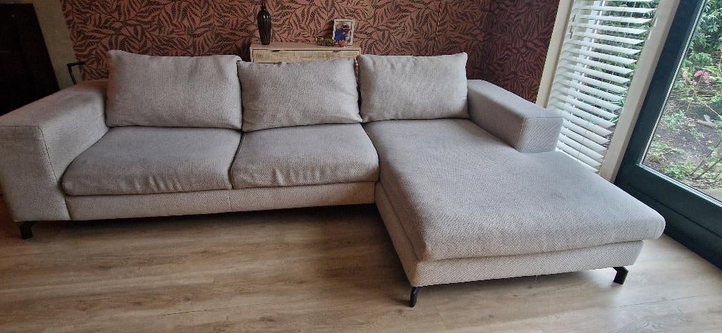 Hoek loungebank, 3.5 zit met liggedeelte, Ophalen, Gebruikt, Hoekbank, 300 cm of meer