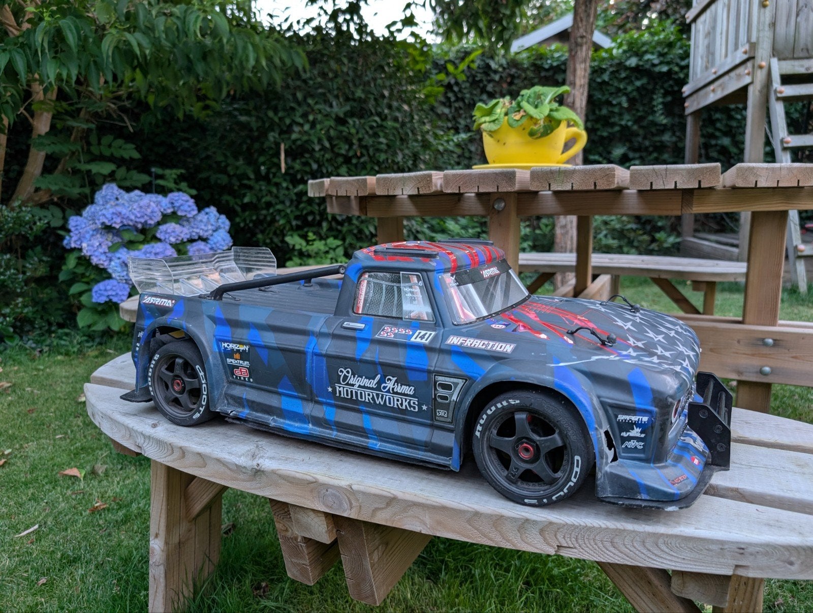 Arrma Infraction 6S Hobbywing EZRun Max8G2S sensored, Elektro, Gebruikt, Ophalen of Verzenden, Auto onroad