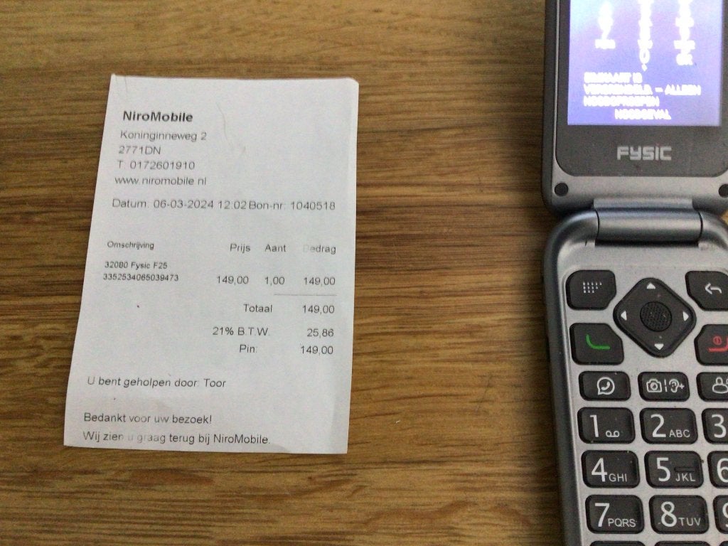 Mobiele telefoon, Ophalen, Overige modellen, Zwart, 32 GB